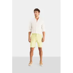 VELEZ - Vélez Bermuda Semifit Caruso Hombre Casual Verde Limon