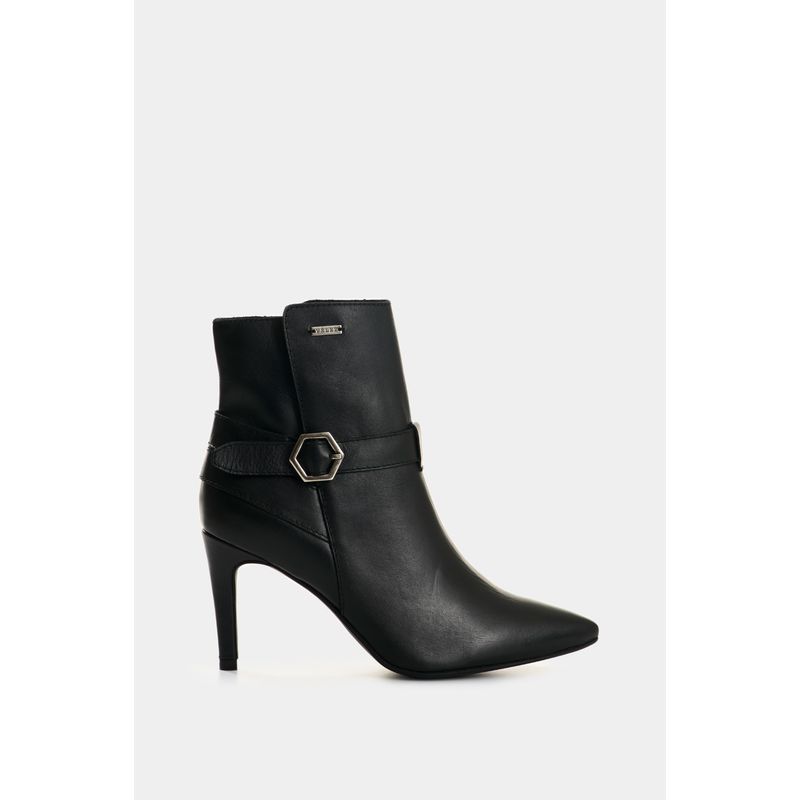 VELEZ - Vélez Botines Calix De Cuero  Mujer Silueta Office Negro