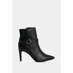 VELEZ - Vélez Botines Calix De Cuero Mujer Silueta Office Negro