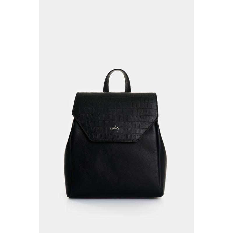 VELEZ - Vélez Morral Rosario De Cuero  Mujer Corte Hexagonal Negro