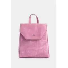 VELEZ - Vélez Mochila Corina 2 De Cuero Mujer Detalle Grabado Mora