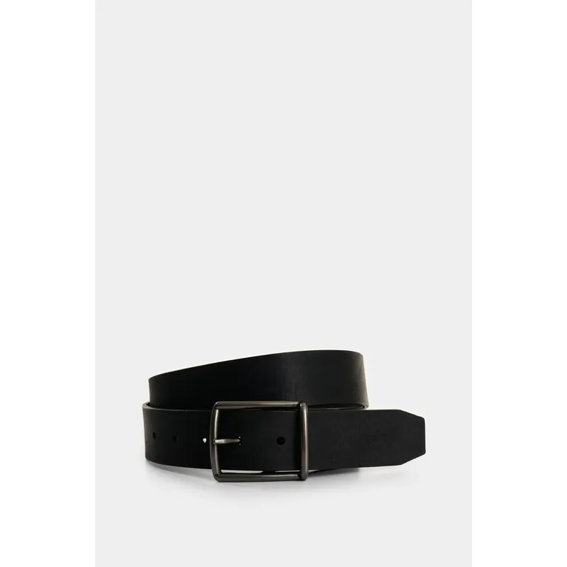 VELEZ - Vélez Cinturón Unifaz De Cuero Para Hombre Gaona Negro