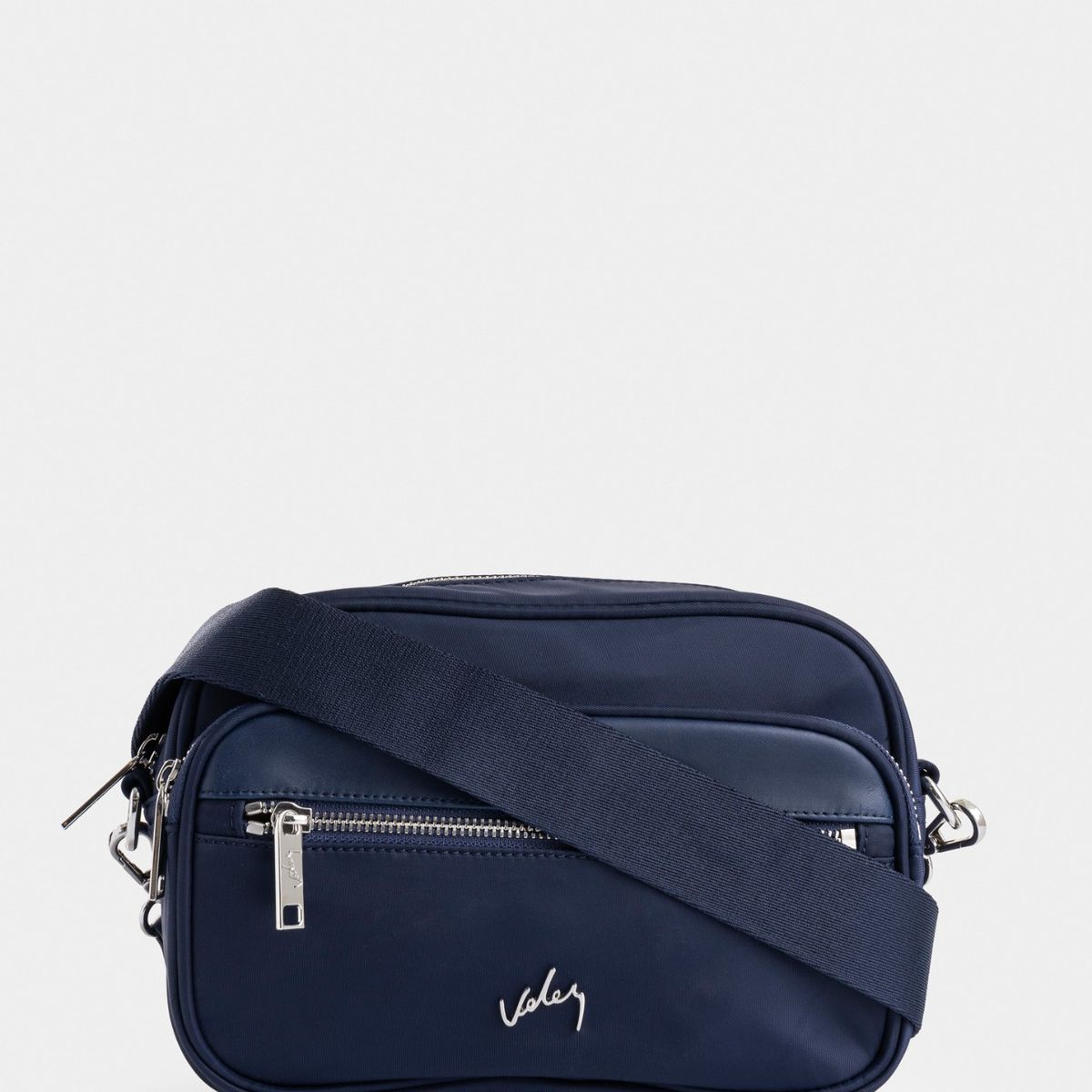 VELEZ - Vélez Cartera Bandolera Camelia En Lona Mujer  Cuero Azul