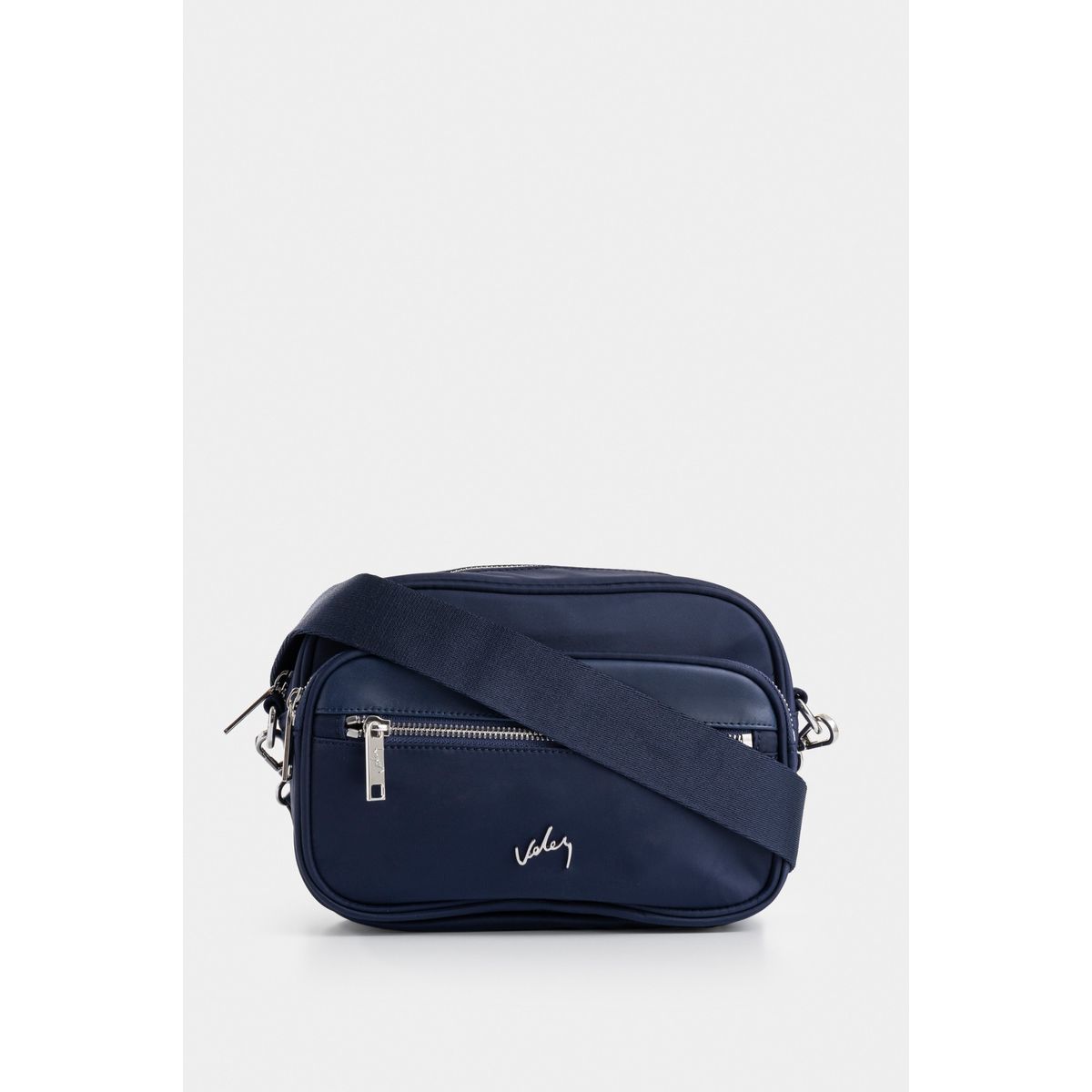 VELEZ - Vélez Cartera Bandolera Camelia En Lona Mujer  Cuero Azul