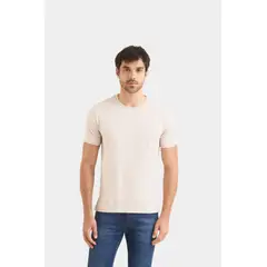 VELEZ - Vélez Polera Micropima Arizona Hombre Semi Ajustada Beige