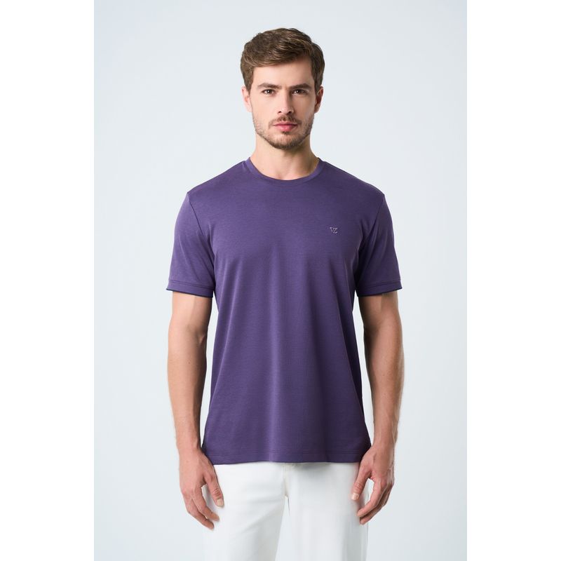 VELEZ - Vélez Polera Micropima Arizona  Hombre Semi Ajustada Morado