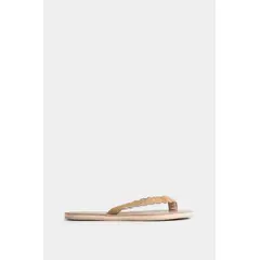 VELEZ - Vélez Sandalia Plana Bali Cuero Mujer Materiales Beige