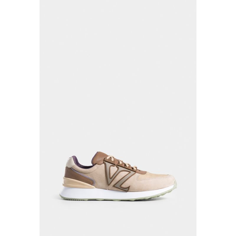 VELEZ - Vélez Zapatillas River Gommus Cuero Y Gamuza Hombre Arena