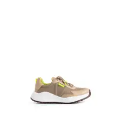 VELEZ - Vélez Zapatillas Viena Cuero Y Lona Mujer talle Neón Arena