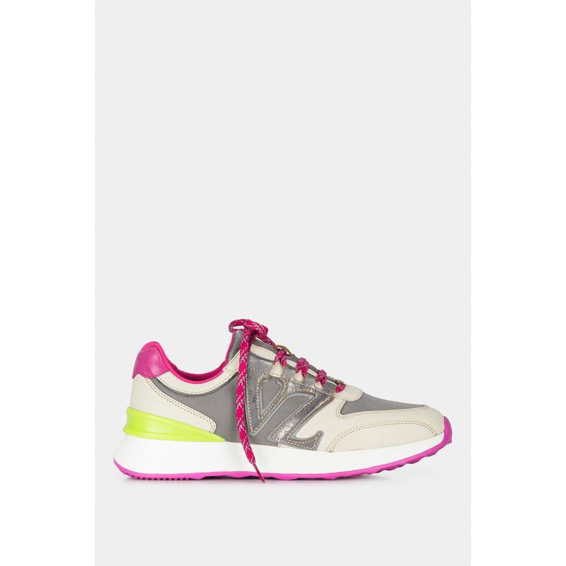 VELEZ - Vélez Zapatillas Australis Cuero Y Lona Mujer Fucsia