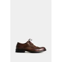 VELEZ - Vélez Zapatos Cordón Solar Cuero Hombre Texturas Miel