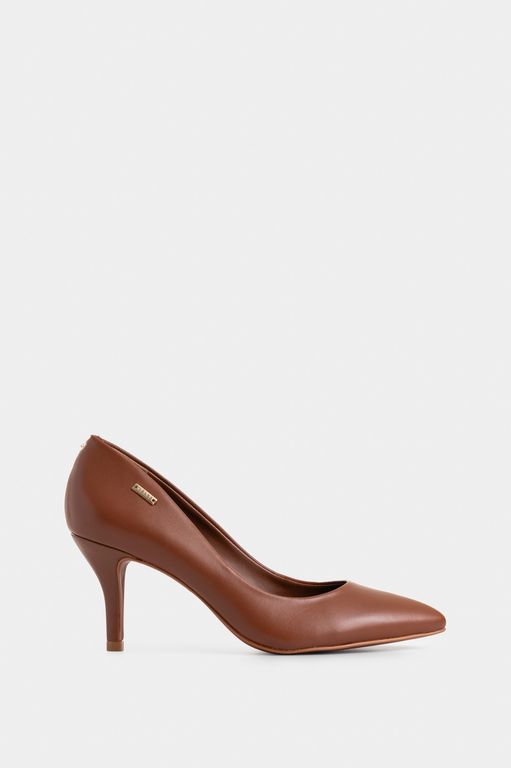 Vélez Zapato Taco Atanasova Cuero Mujer Stiletto Miel