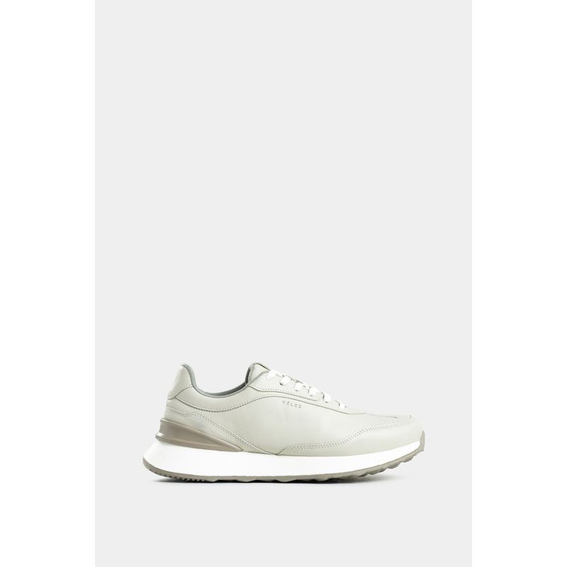 VELEZ - Vélez Zapatillas Elios Cuero Hombre Silueta portiva Blanco