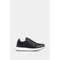 VELEZ - Vélez Zapatillas Elios Cuero Hombre Azul Oscuro
