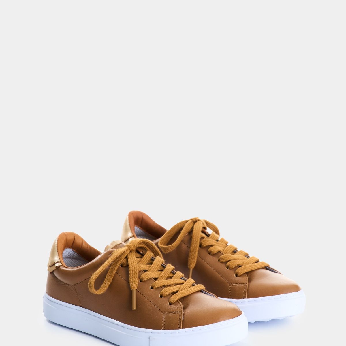 VELEZ - Vélez Tenis Casual De Cuero Combinados Miel