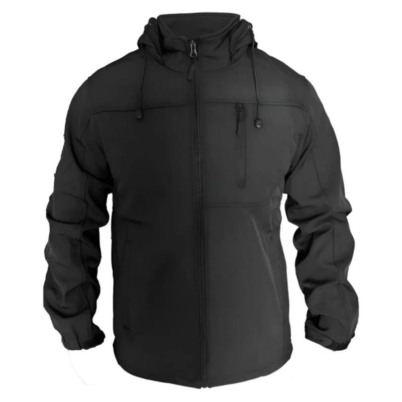 BLUE MOUNTAIN - Chaqueta Softshell Hombre Termica Impermeable Con Micropolar