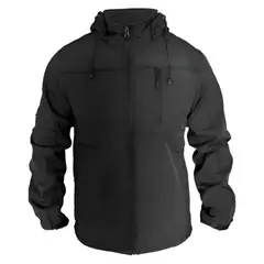 BLUE MOUNTAIN - Chaqueta Softshell Hombre Termica Impermeable Con Micropolar
