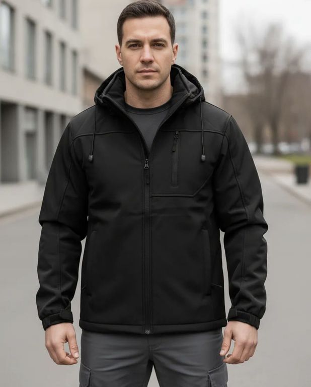 Chaqueta Softshell Hombre Termica Impermeable Con Micropolar
