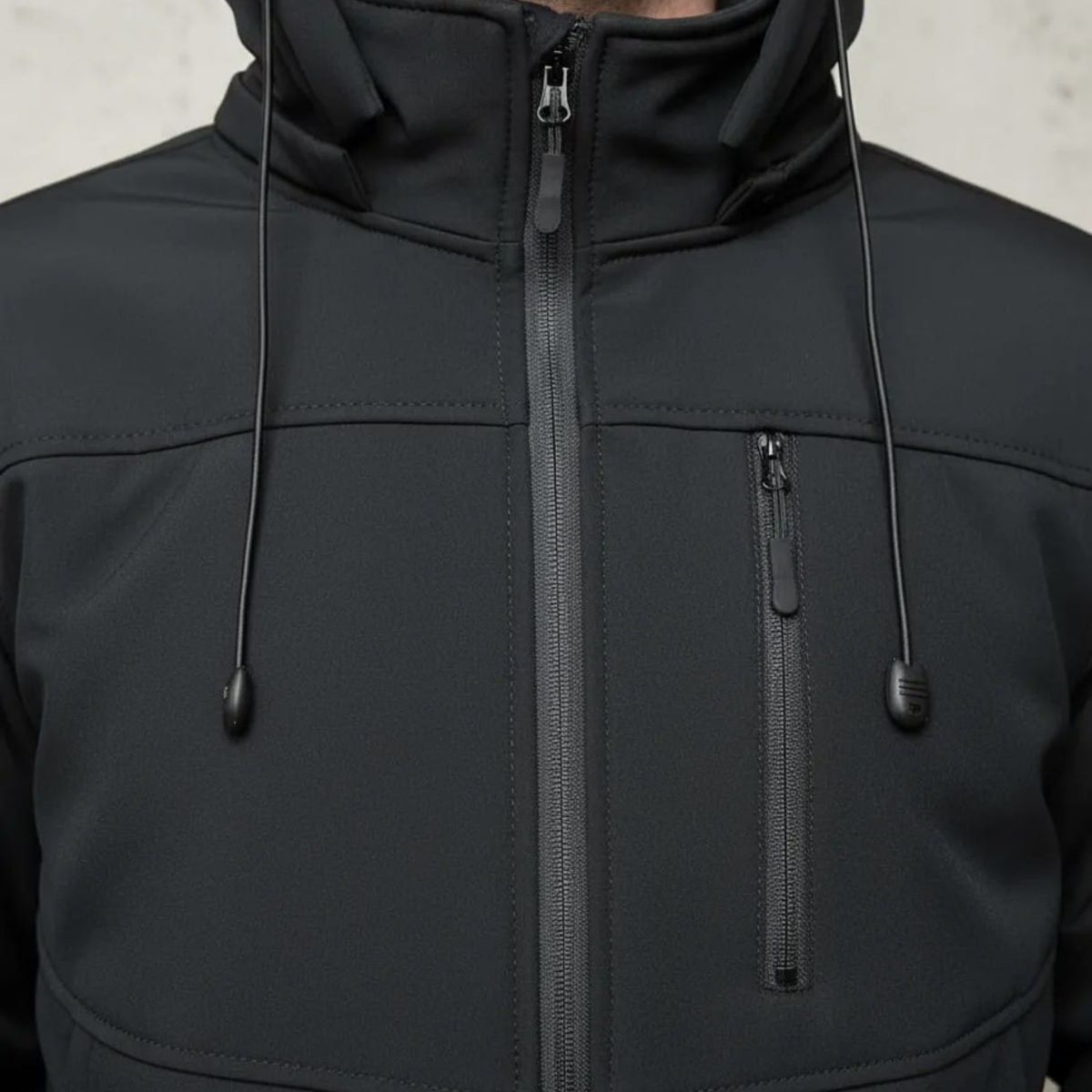 BLUE MOUNTAIN - Chaqueta Softshell Hombre Termica Impermeable Con Micropolar