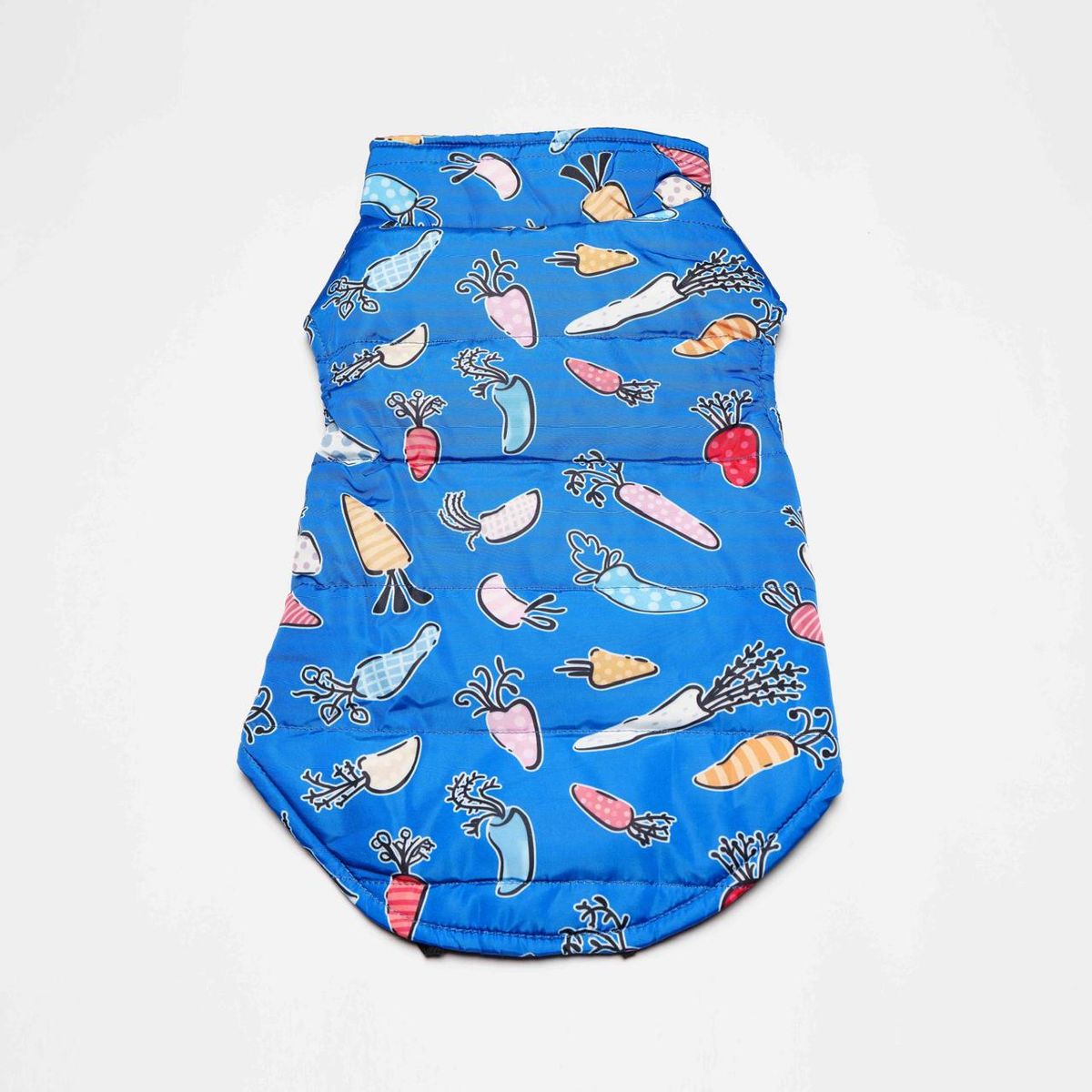 BUEN AMIGO - Chaqueta parka Perro mediano FRUTAS AZUL Talla L