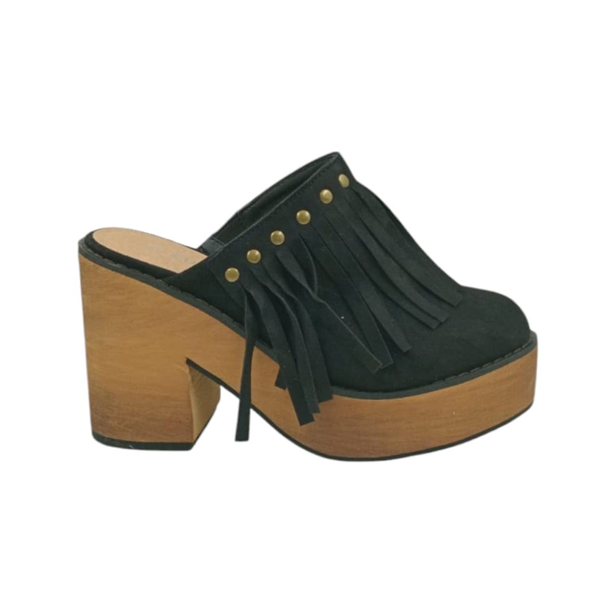 HERIEL - Zapato Negro Plataforma Mujer