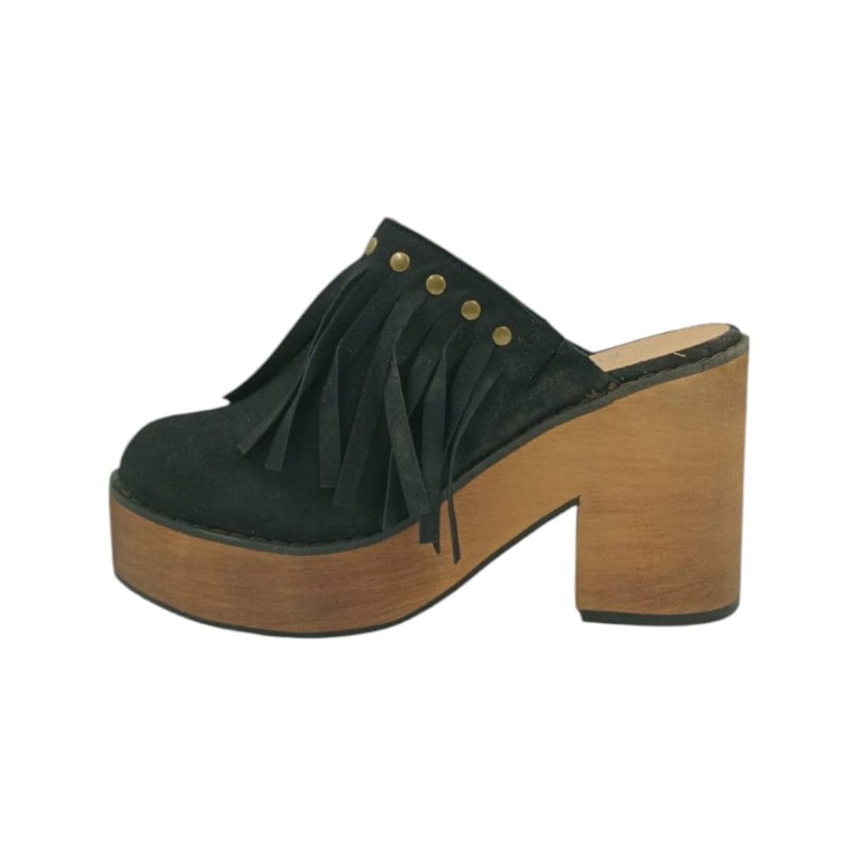 HERIEL - Zapato Negro Plataforma Mujer