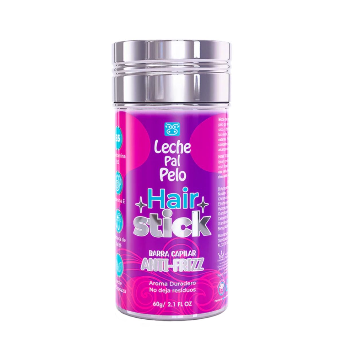 LECHE PAL PELO - Hair Stick Barra Anti - Friz Leche pal pelo