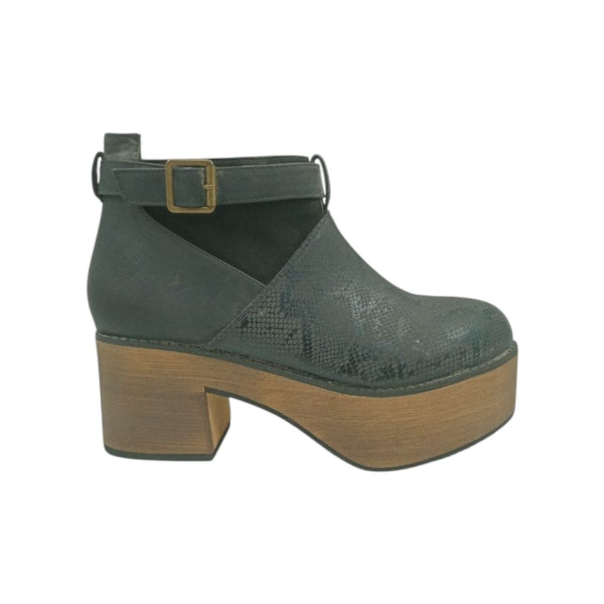 HERIEL - Botín Negro Plataforma Mujer