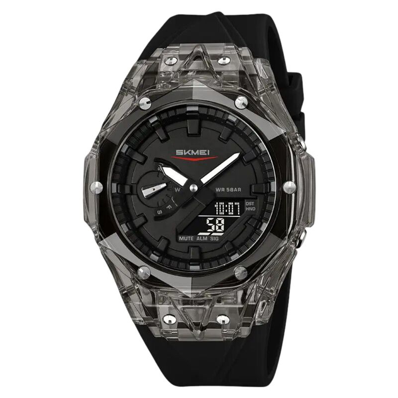 SKMEI - Reloj Skmei cuarzo análogo digital deportivo unisex moda multifunción
