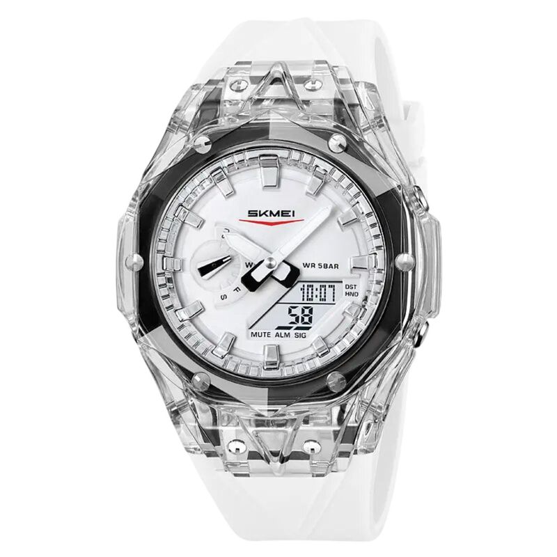 SKMEI - Reloj Skmei cuarzo análogo digital deportivo unisex moda multifunción