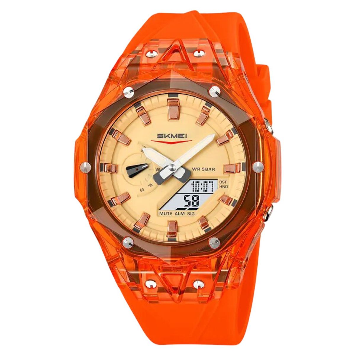 SKMEI - Reloj Skmei cuarzo análogo digital deportivo unisex moda multifunción