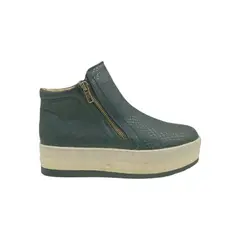 HERIEL - Zapatilla Negra Plataforma Mujer