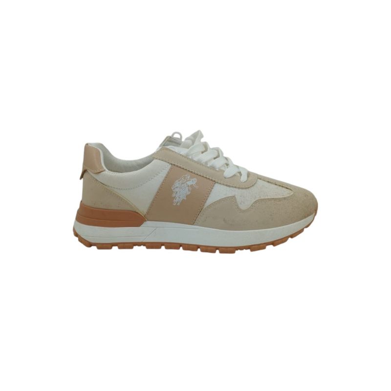 HERIEL - Zapatilla Beige Plataforma Mujer