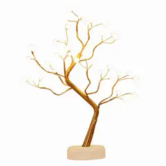 GENERICO - Árbol Led Bonsai Diseño - Luz Cálida