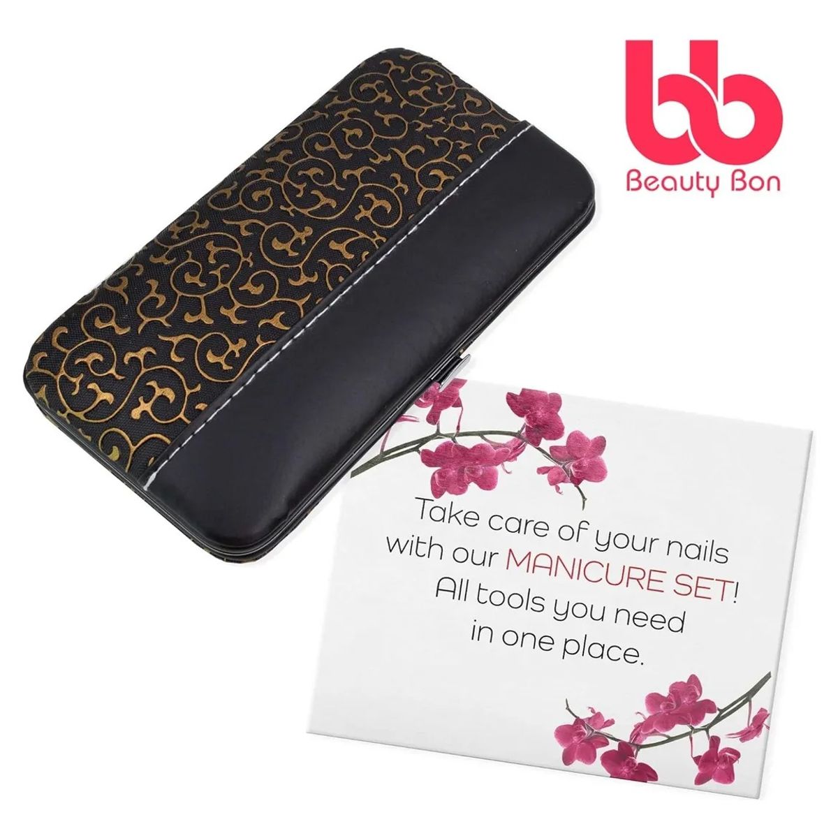 GENERICO - Set De 11 Piezas Corta Uña Manicure Pedicure Unisex Plateado