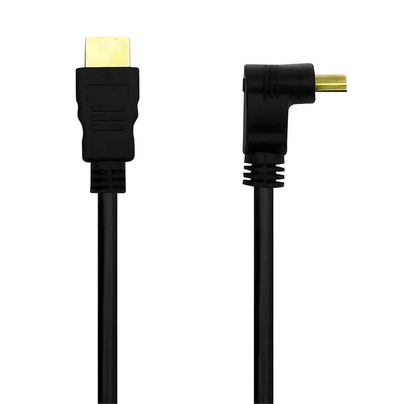 EON - Cable Hdmi 1080p De 1.5 Metros Con Punta Curva.