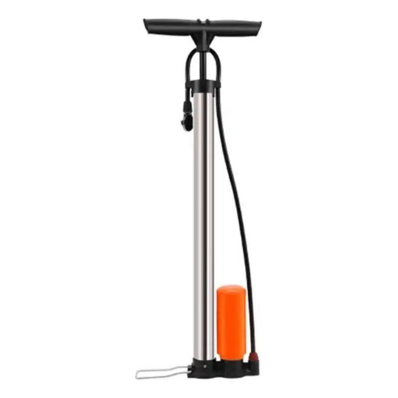 GENERICO - Bomba Manual de Aire con Manómetro para Bicicletas y Motos