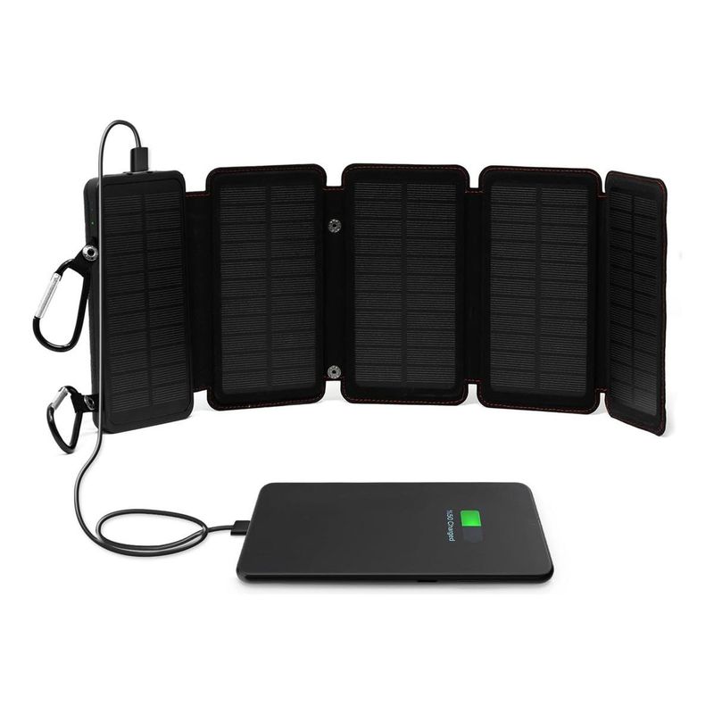 GENERICO - Cargador Solar Portátil con Potencia de Alta Eficiencia