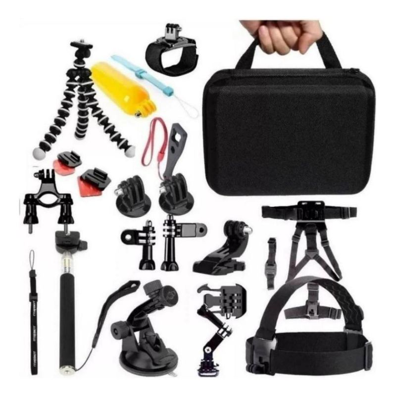 GENERICO - Kit Completo de Accesorios para Capturar Aventura GoPro