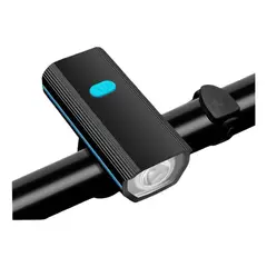 GENERICO - Luz Delantera Recargable con Bocina y Protección IPX5