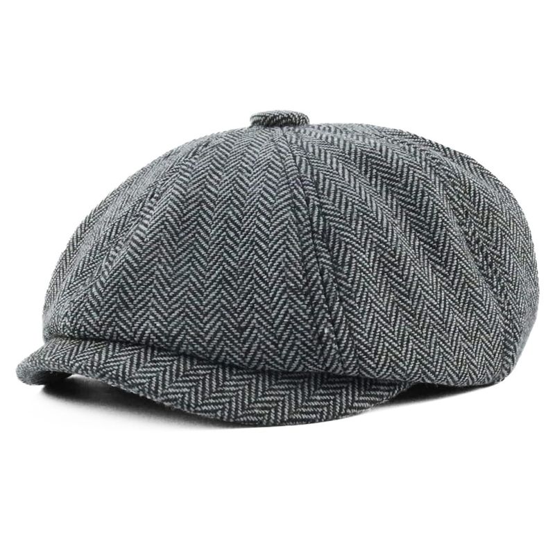 COLETTE - Boina Tweed Vintage Espiga Peaky Blinder