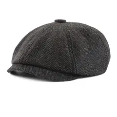 COLETTE - Boina Tweed Vintage Espiga Peaky Blinder