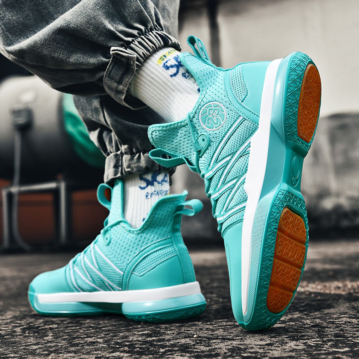 DANWEILE - Zapatillas de baloncesto para estudiantes para hombre