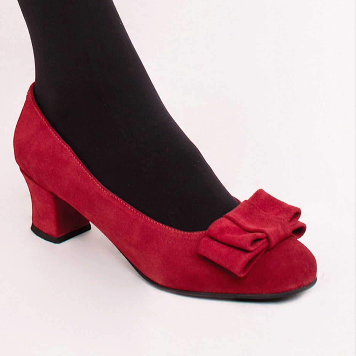 GANDARVA - Zapato Mujer De Cuero Leonor Rojo 5 cm