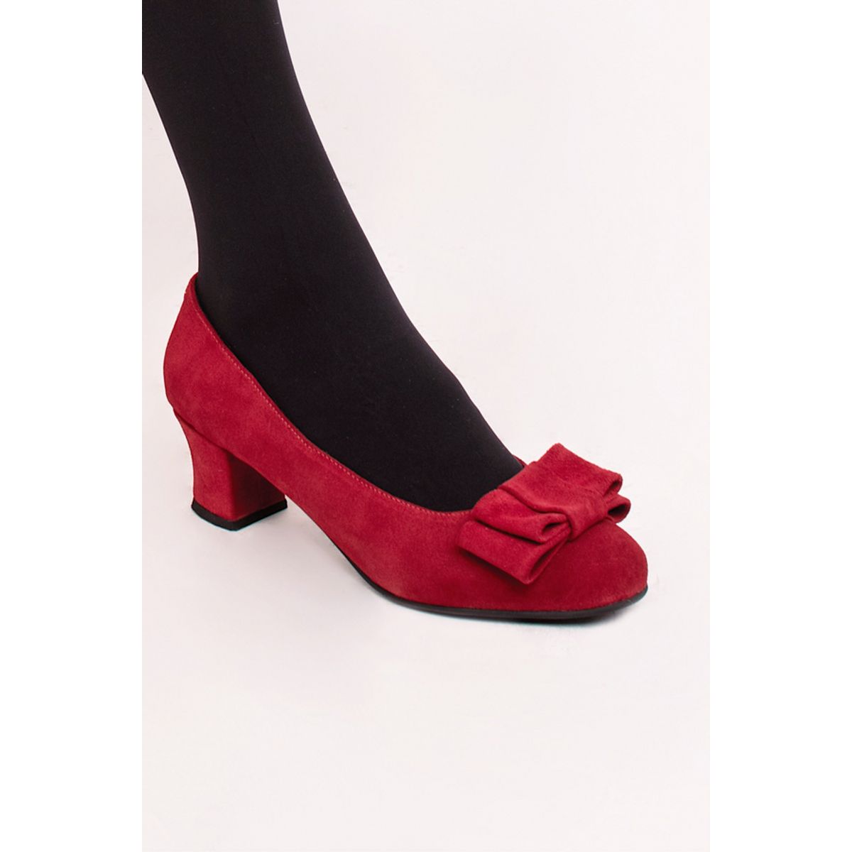 GANDARVA - Zapato Mujer De Cuero Leonor Rojo 5 cm
