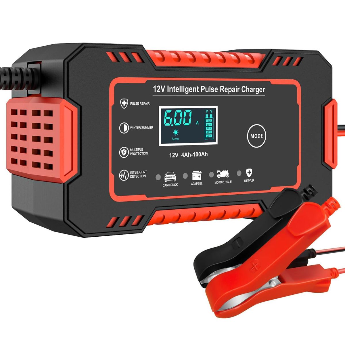 GENERICO - Portatil Cargador De Bateria Gel Para Autos 12v Inteligente