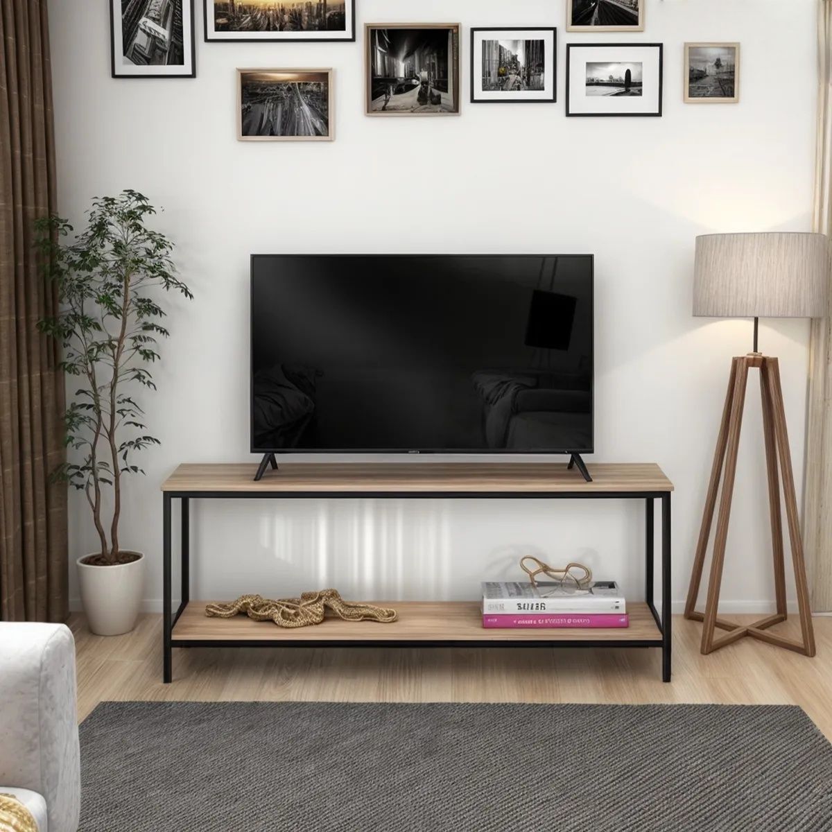 GENERICO - Rack Tv Mueble de TV 120x30x482 cm