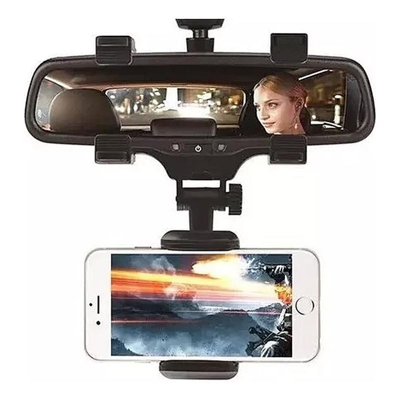 GENERICO - Soporte Universal para Celulares en Espejo de Auto