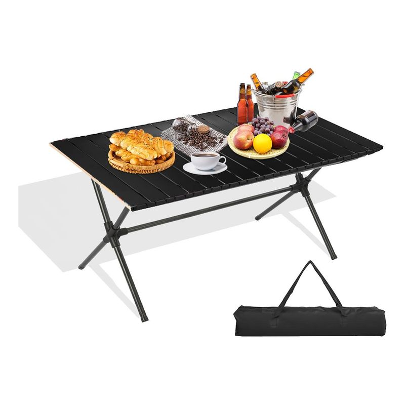 GENERICO - Mesa Plegable Portátil para Camping y Actividades al Aire Libre