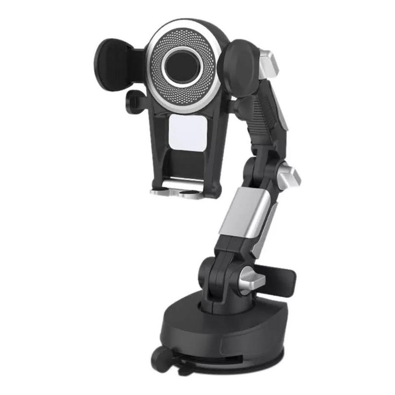 GENERICO - Soporte Teléfono Móvil 360° con Ventosa y Brazo Telescópico